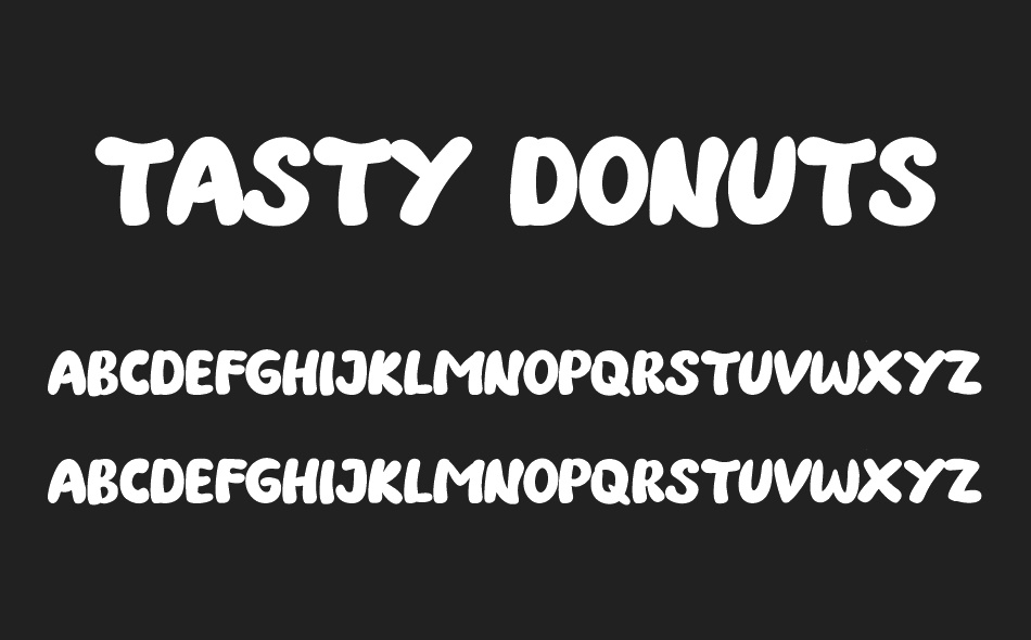 Tasty Donuts font