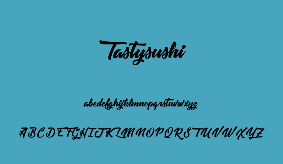 tastysushi font