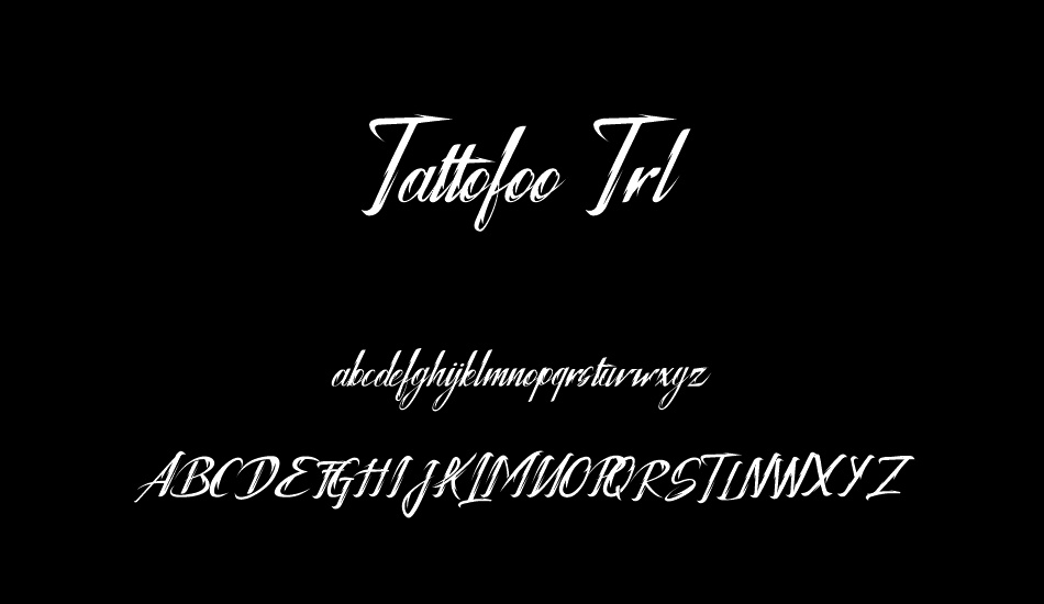 tattofoo-trl font