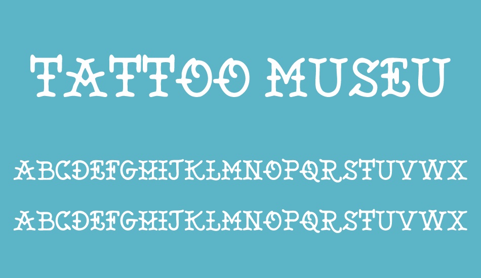 tattoo-museum font