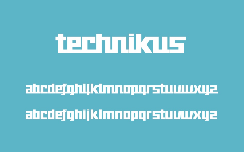 Technikus font