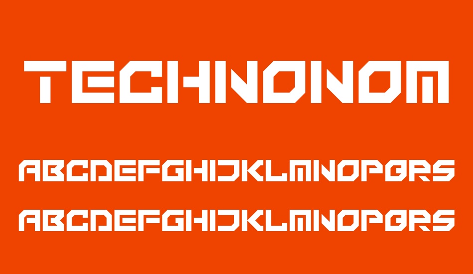 technonomicon font