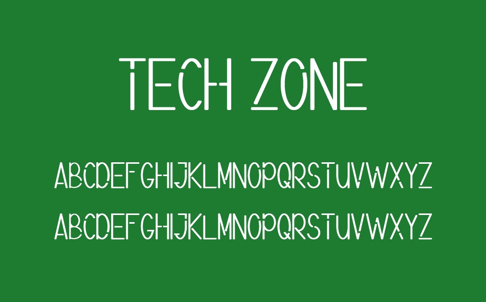 Tech Zone font