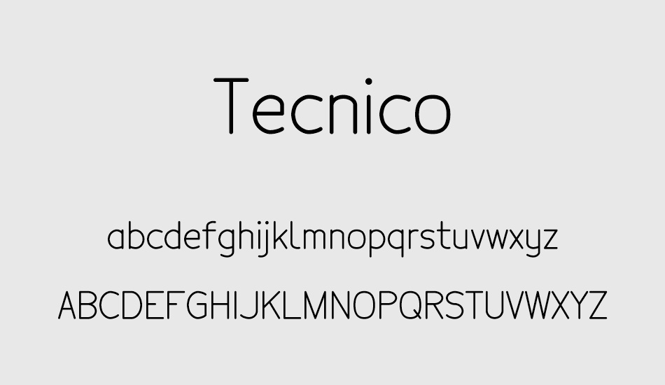 tecnico font