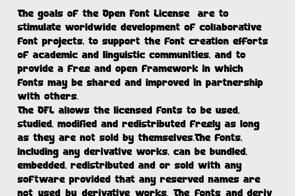 Tectron Modern font 1