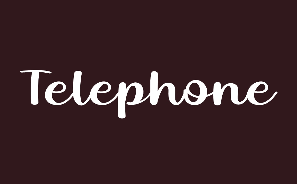 Telephone Box London font big