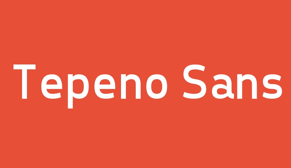 tepeno-sans font big