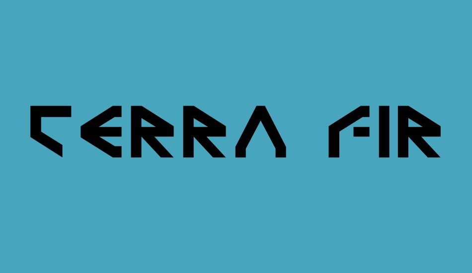 terra-firma font big