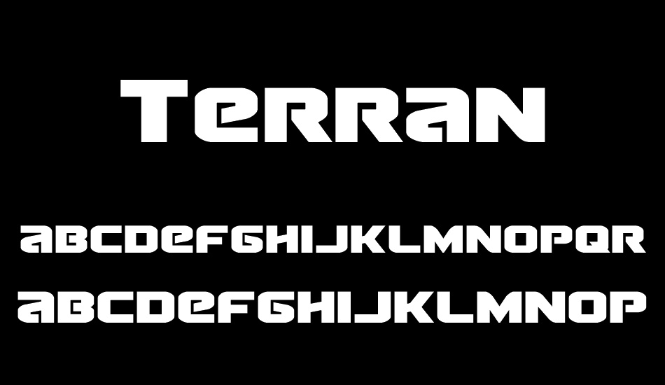 terran font