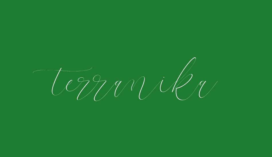 terranika font big