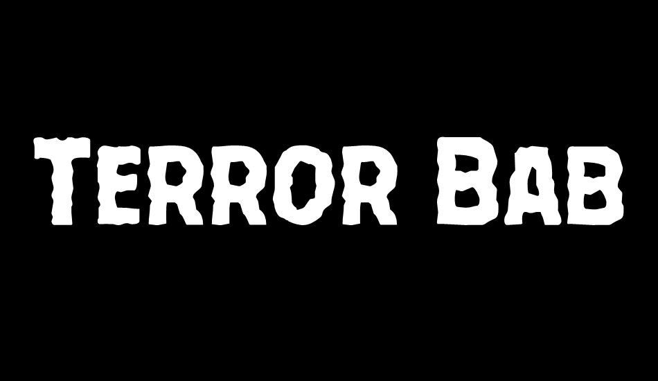 terror-babble font big