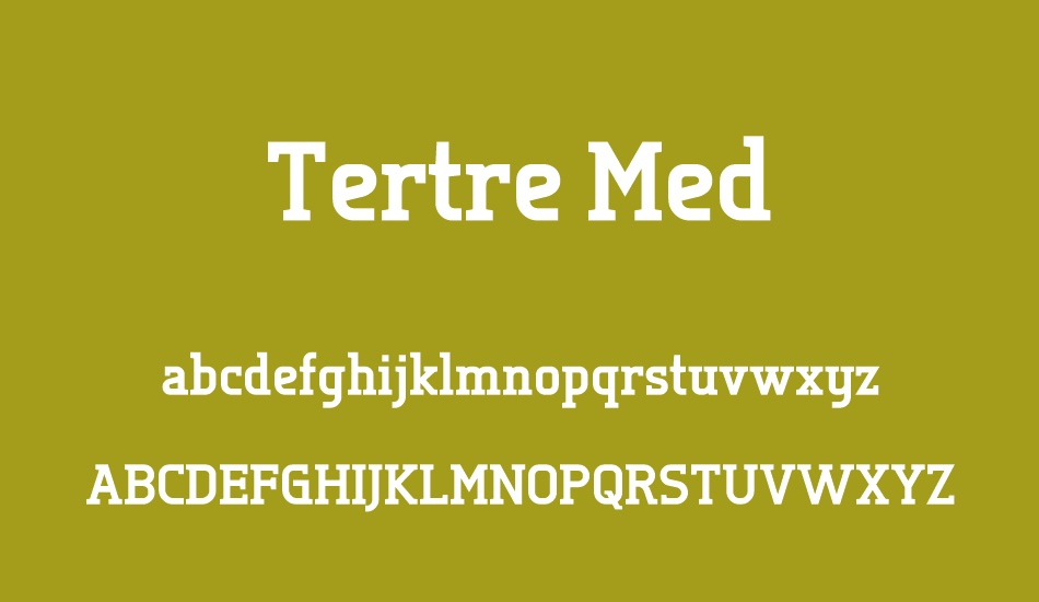 tertre-med font