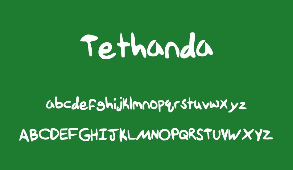 tethanda font