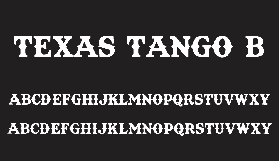 texas-tango-bold-personal-use font