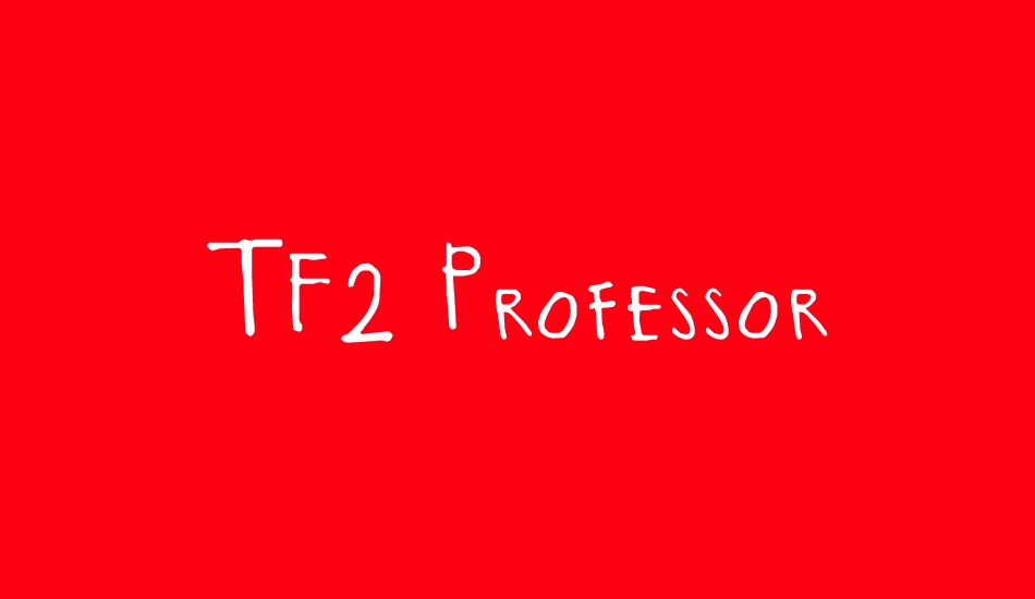 tf2-professor font big
