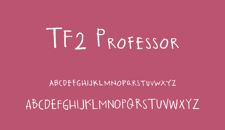 tf2-professor font