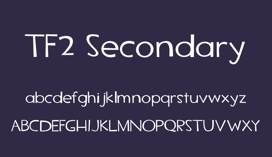 tf2-secondary font