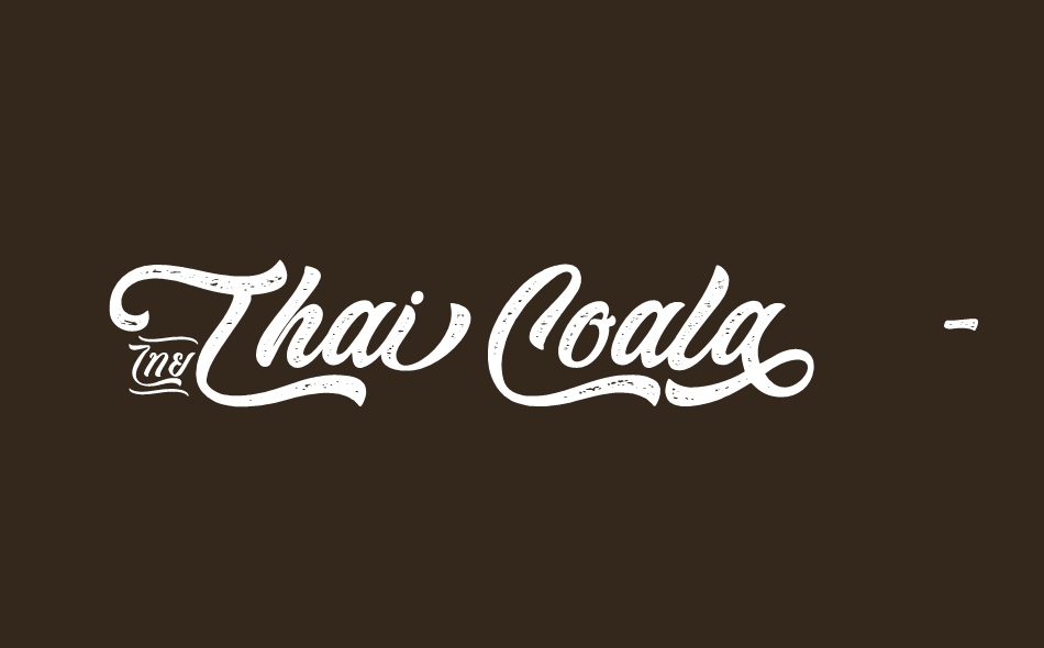 Thai Coala font big