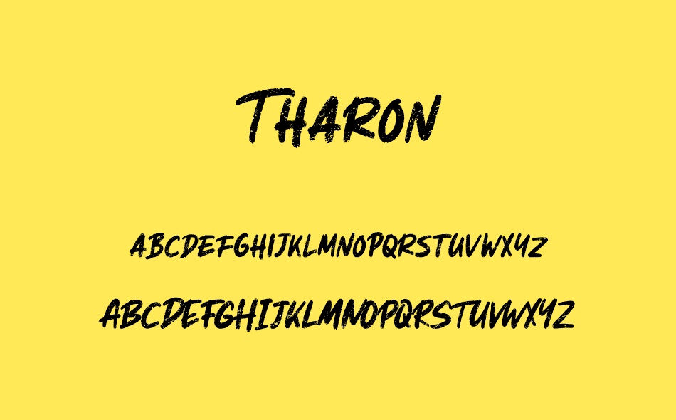 Tharon font