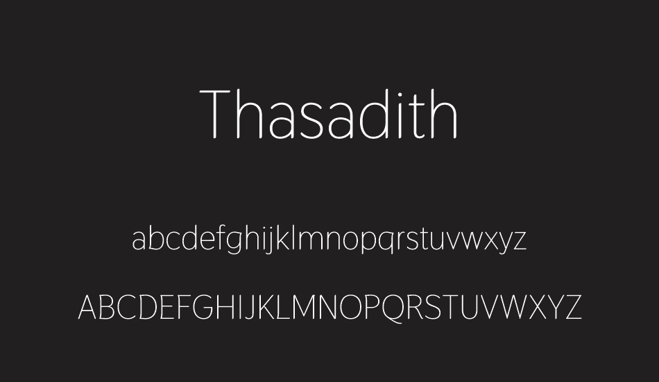 thasadith font