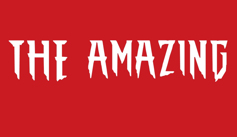 the-amazıng-spıder-man font big