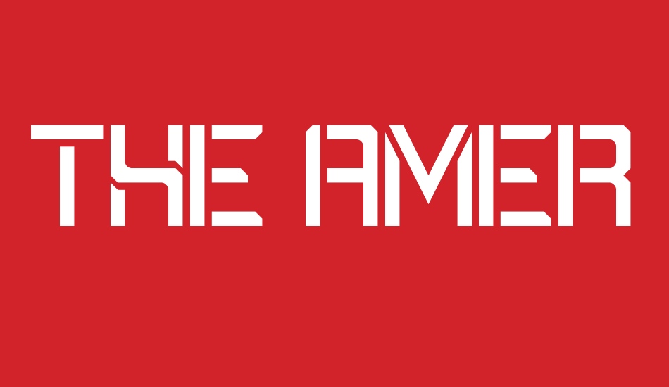 the-american font big