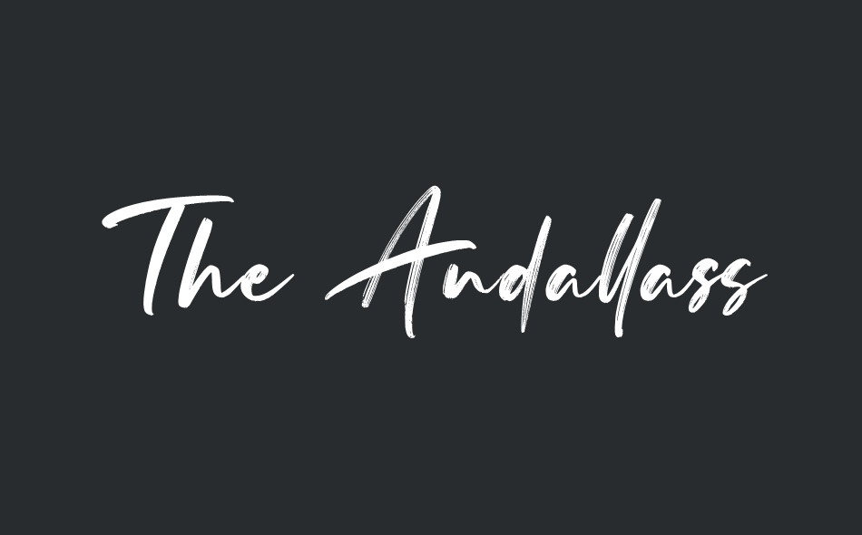 The Andallass font big