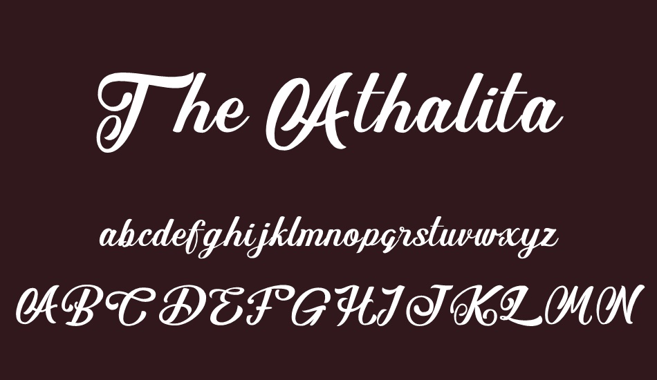 the-athalita- font