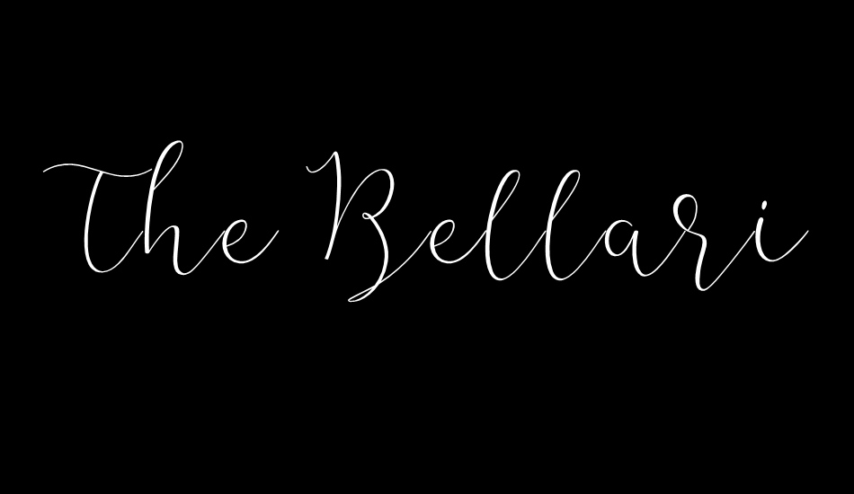 the-bellaria-free font big