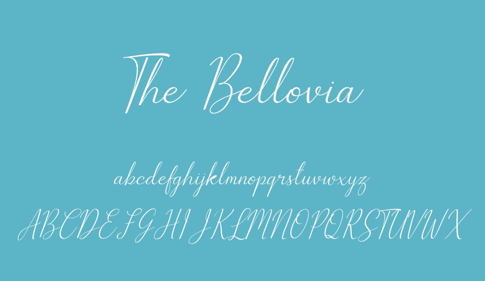 the-bellovia-demo font