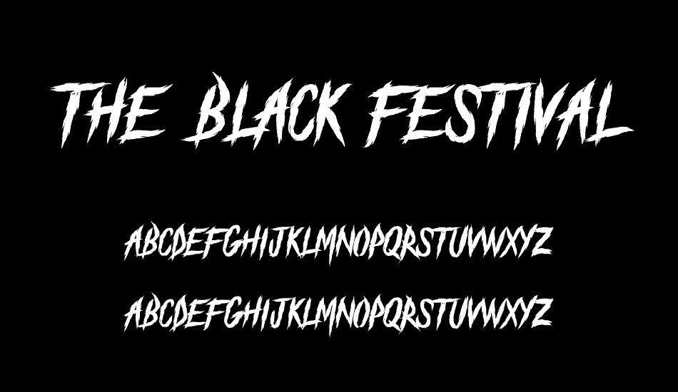 the-black-festival--demo font