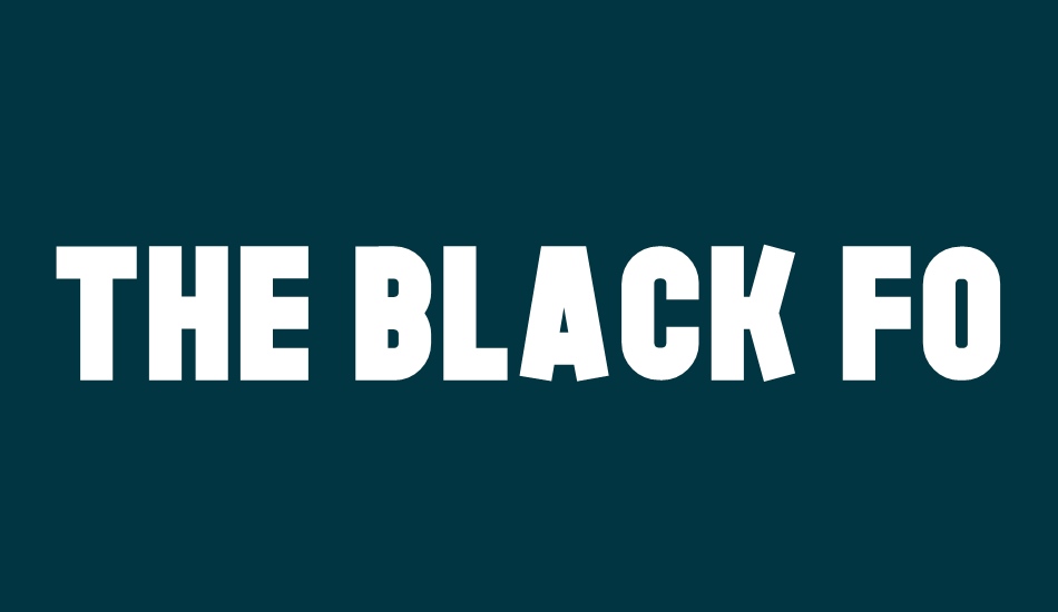 the-black-font font big