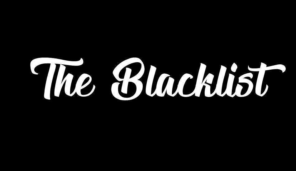 the-blacklist font big