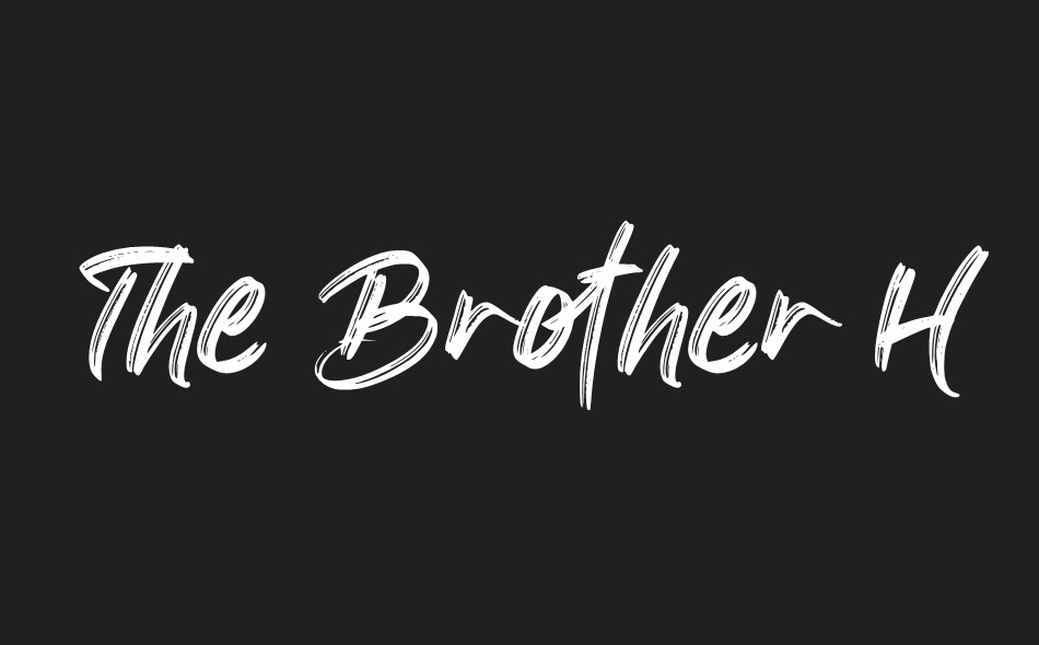 The Brother Hoops font big