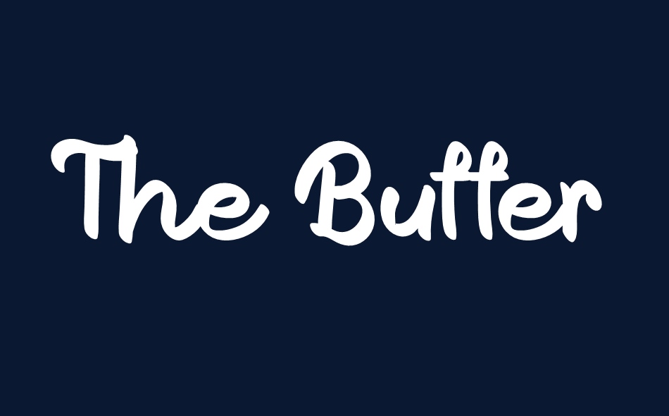 The Butter font big