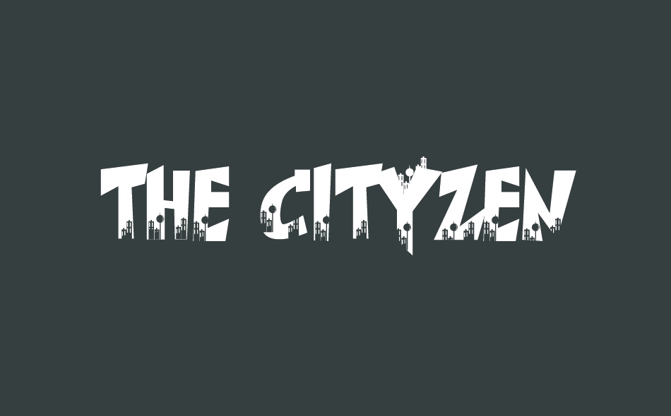 The Cityzen font big