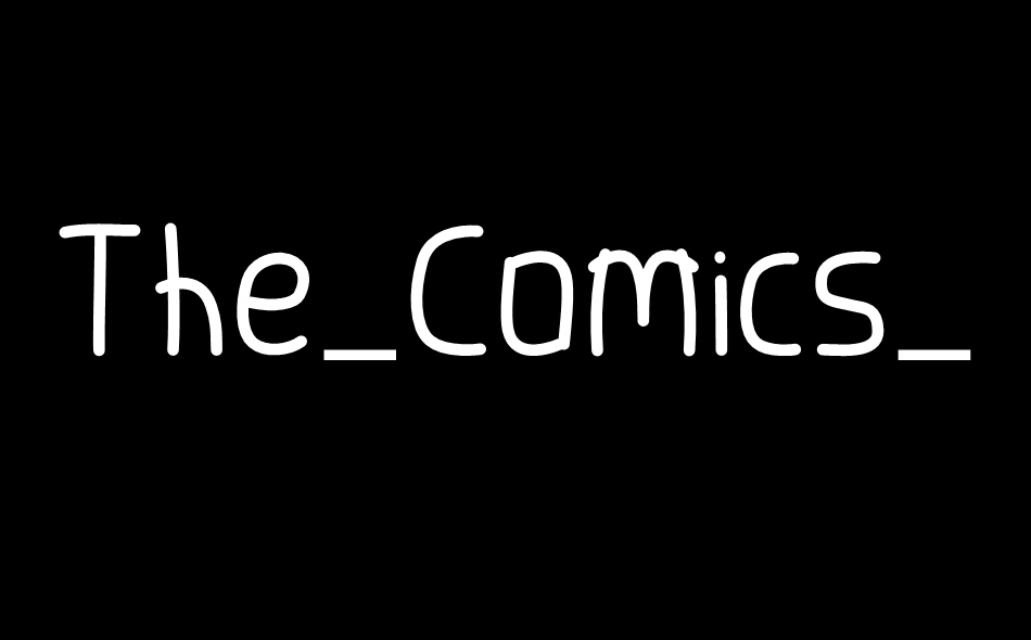 The Comics Boy font big