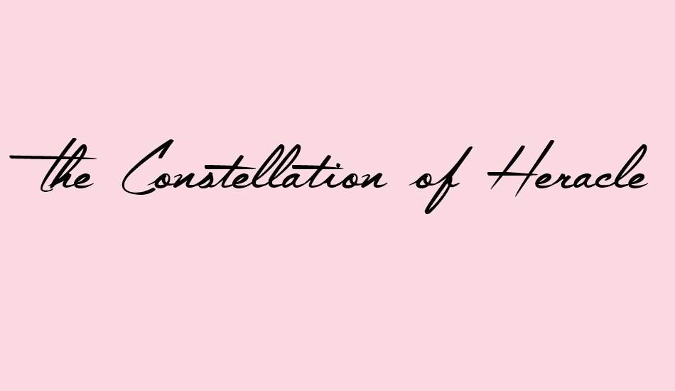the-constellation-of-heracles font big
