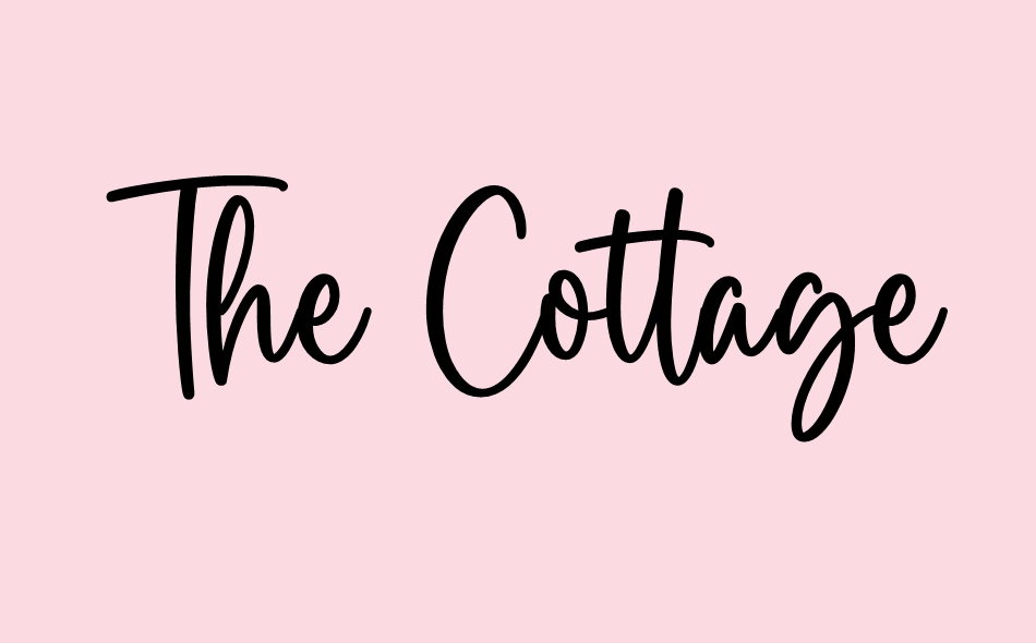 The Cottage font big