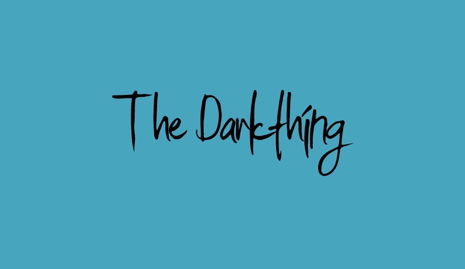 the-darkthing-demo font big