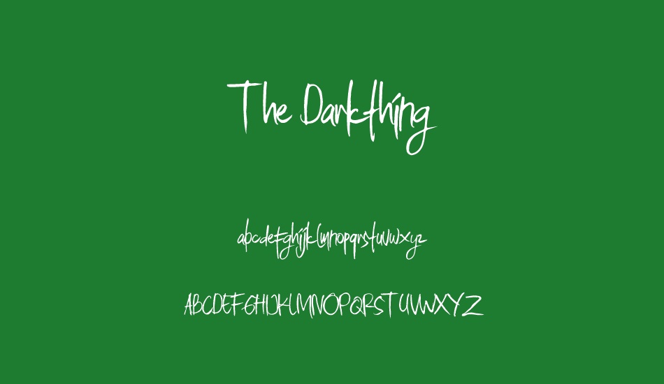 the-darkthing-demo font