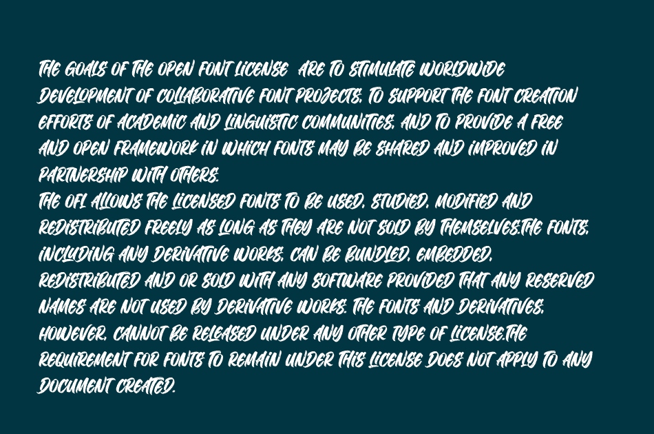 The Deliver font 1