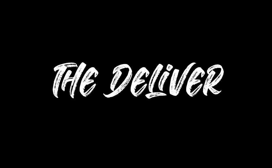 The Deliver font big