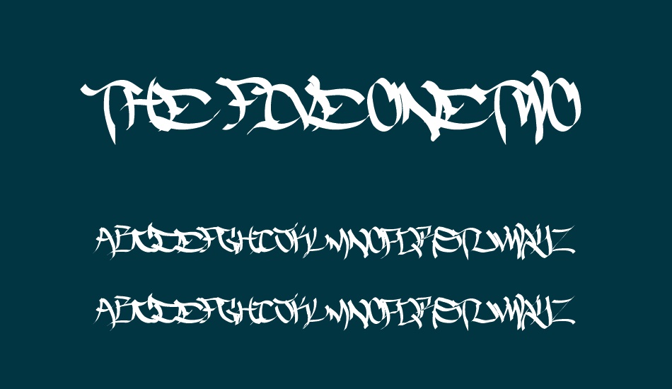 the-fiveonetwo font