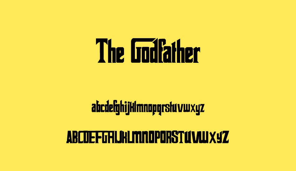 the-godfather font