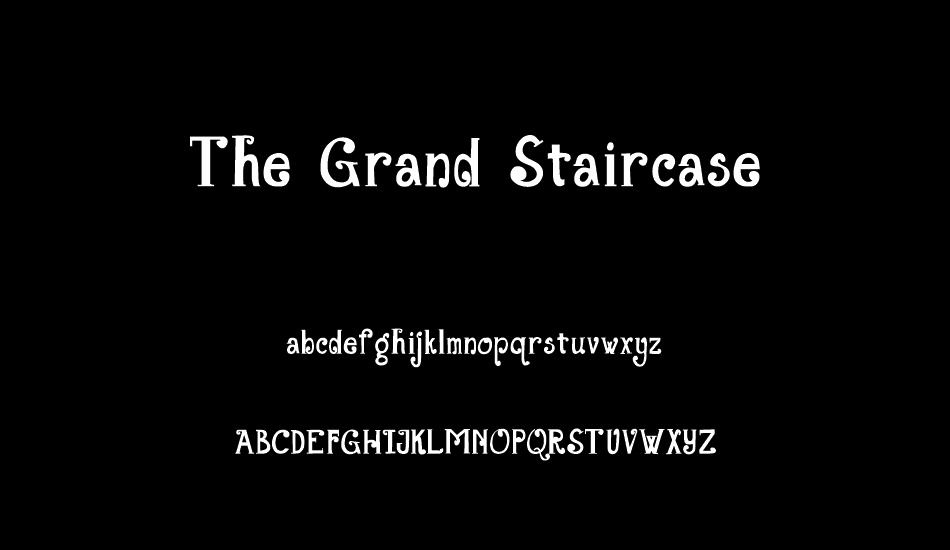 the-grand-staircase font