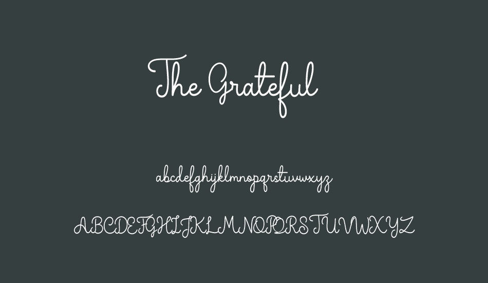 the-grateful-1 font