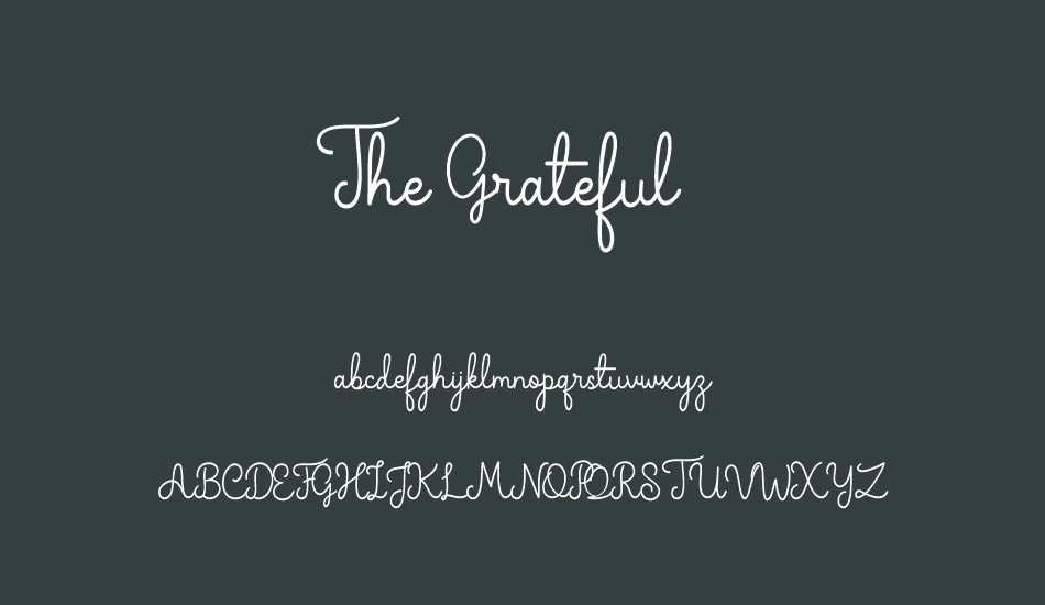 the-grateful-1 font