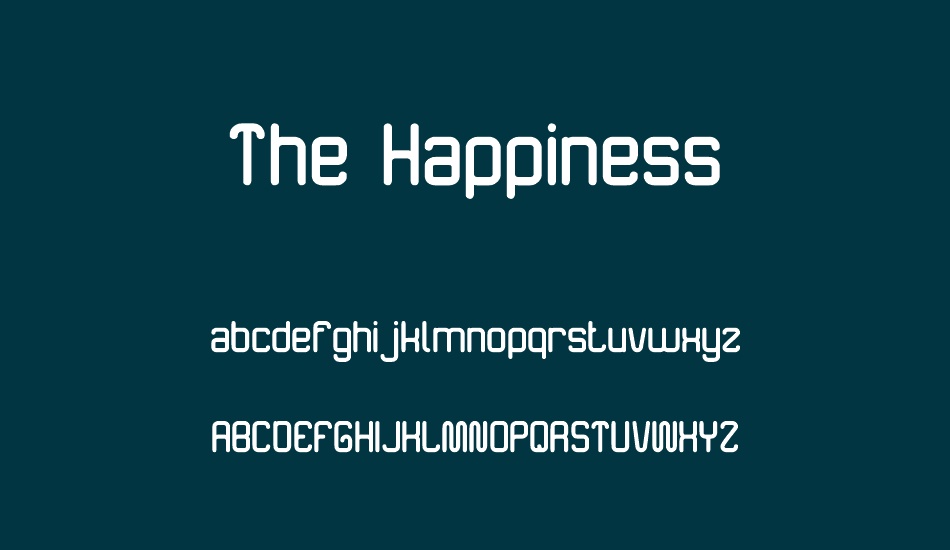 the-happiness font