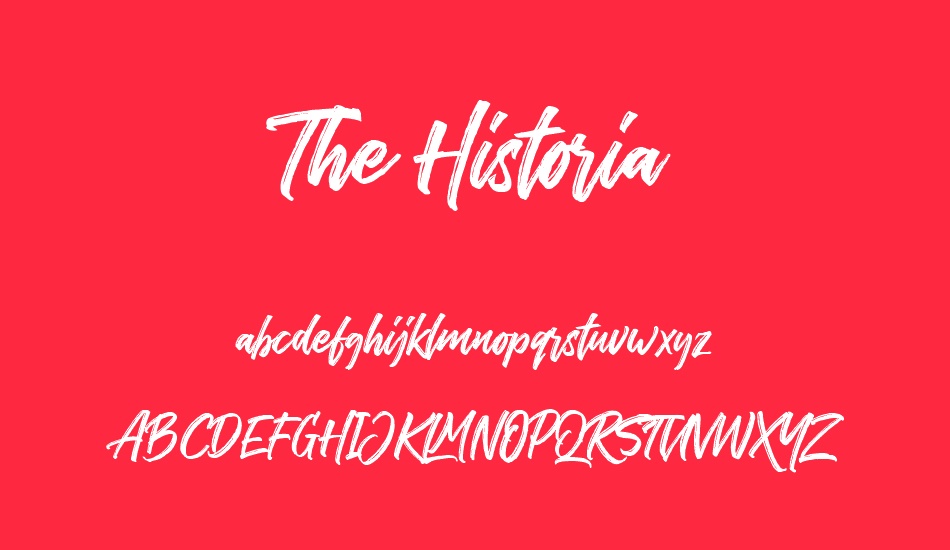 the-historia-demo font